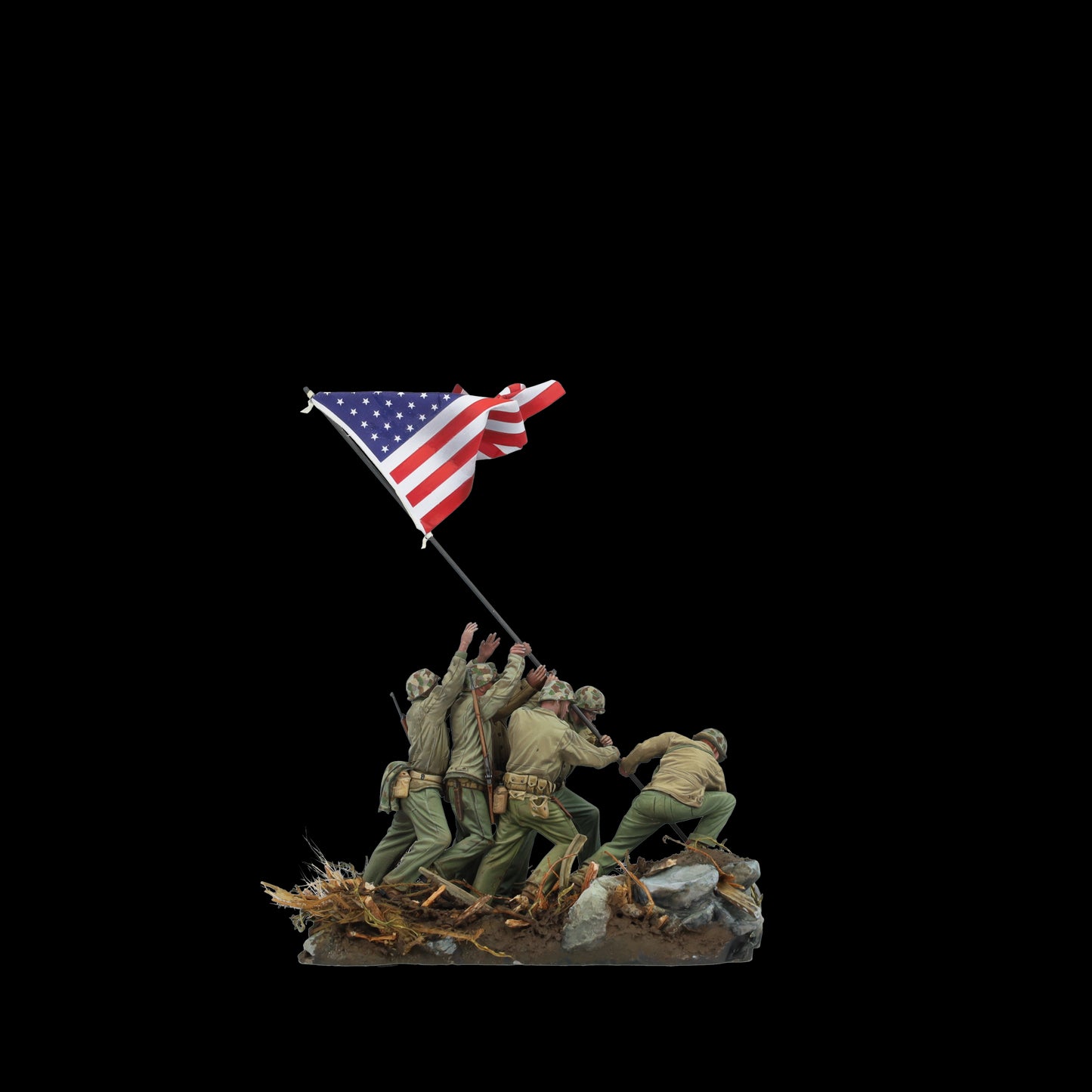 MOUNT SURIBACHI 1945