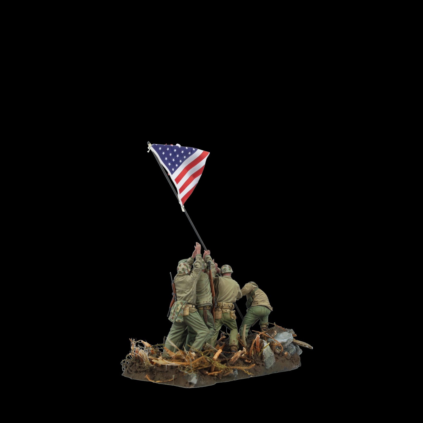 MOUNT SURIBACHI 1945