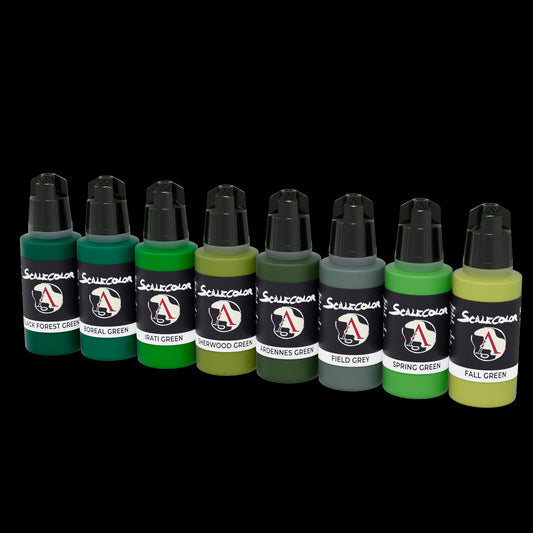 COLORS of NATURE Green Paint Set