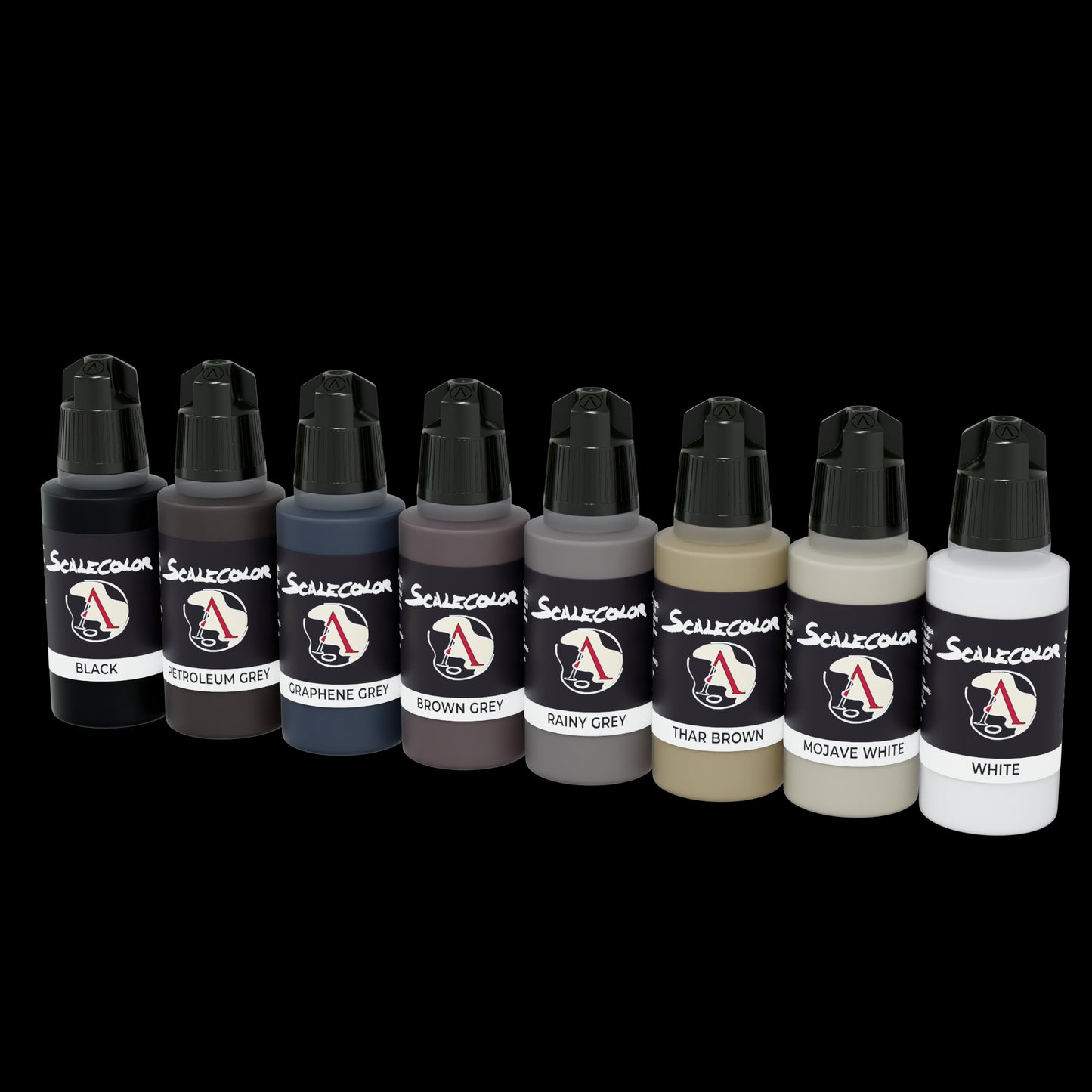 BLACK and WHITE Paint set