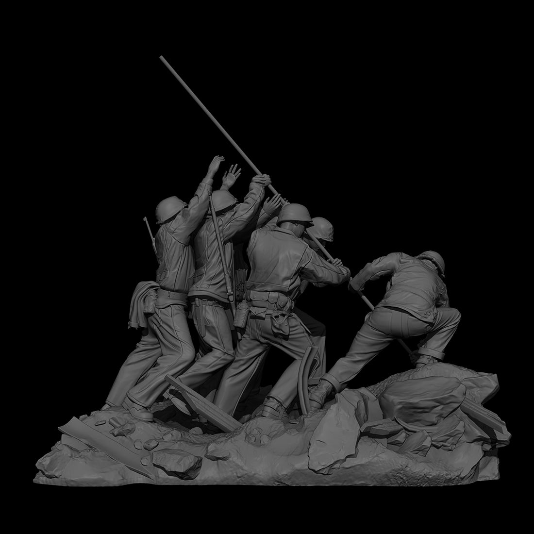 MOUNT SURIBACHI 1945