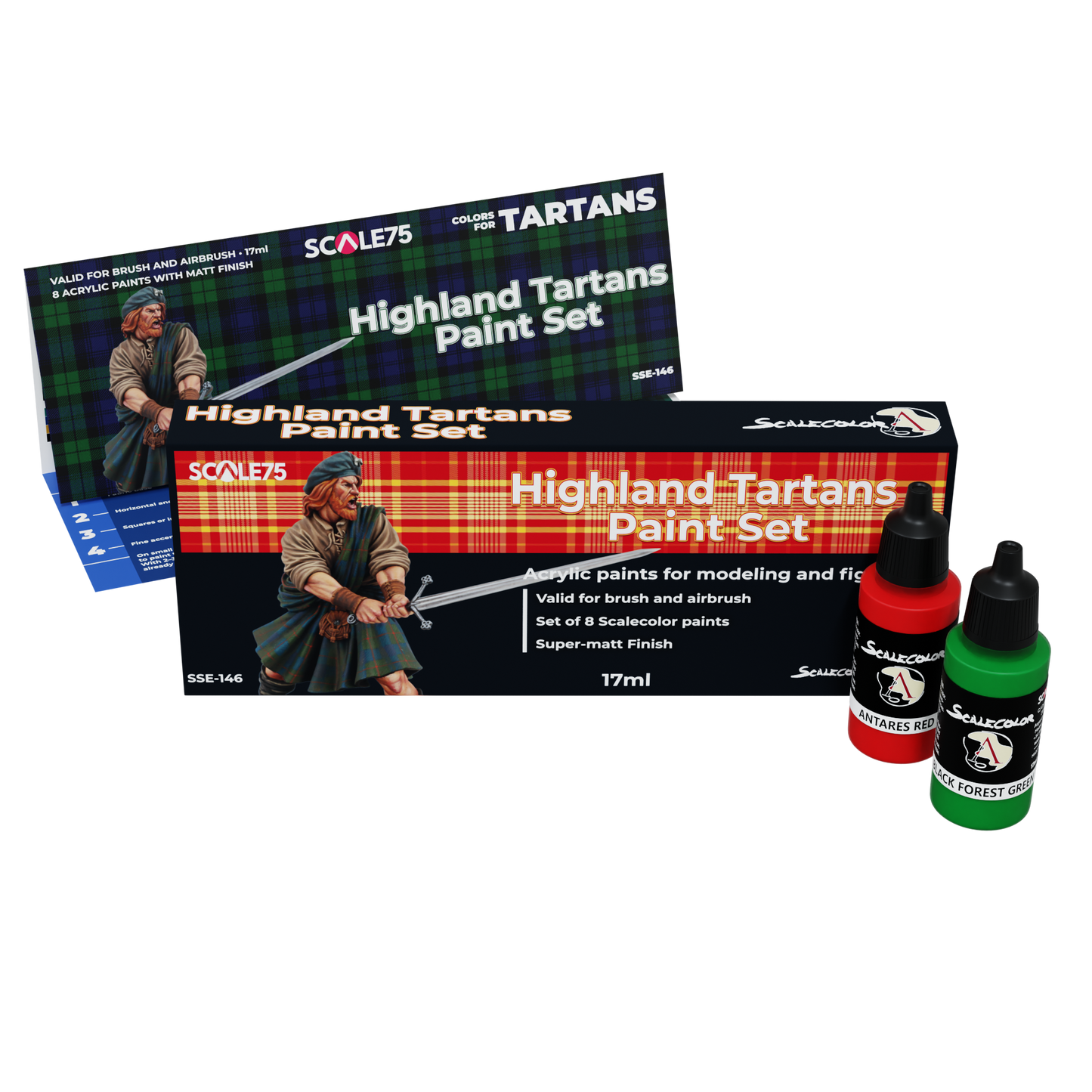 HIGHLAND TARTANS paint set