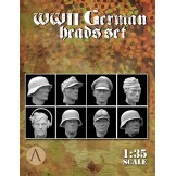 WWII GERMAN HEADS SET
