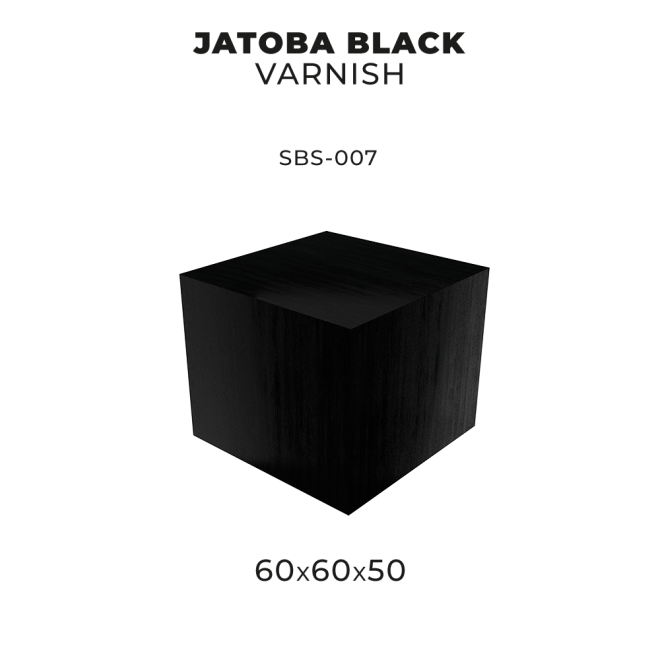 JATOBA BLACK VARNISH 60 X 60 X 50