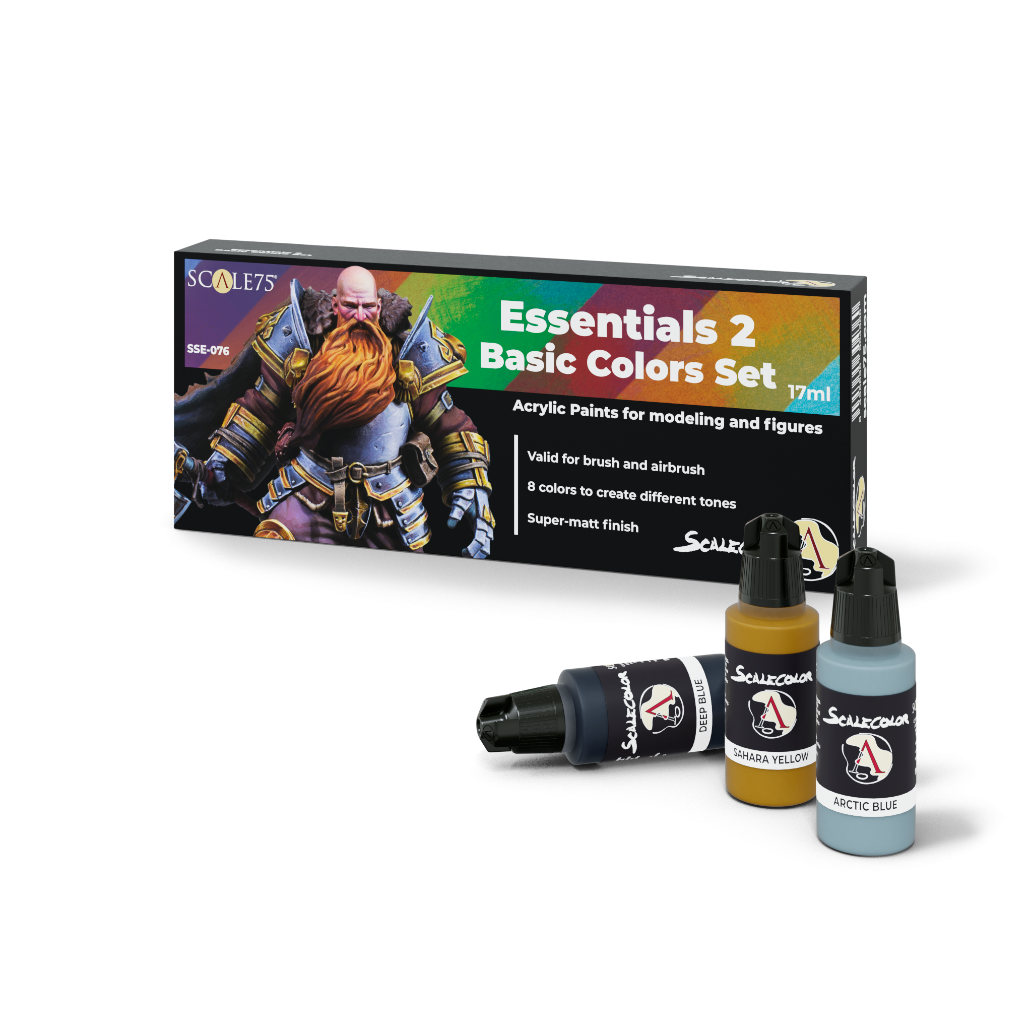 Scale 75 Essentials ESSENTIALS 2 BASIC COLORS SET – SCALE75 - Hobbies & Games