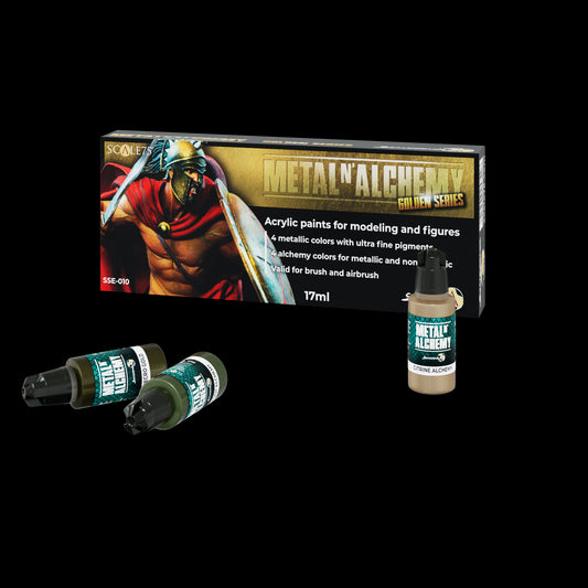 METAL and ALCHEMY GOLDEN paint set