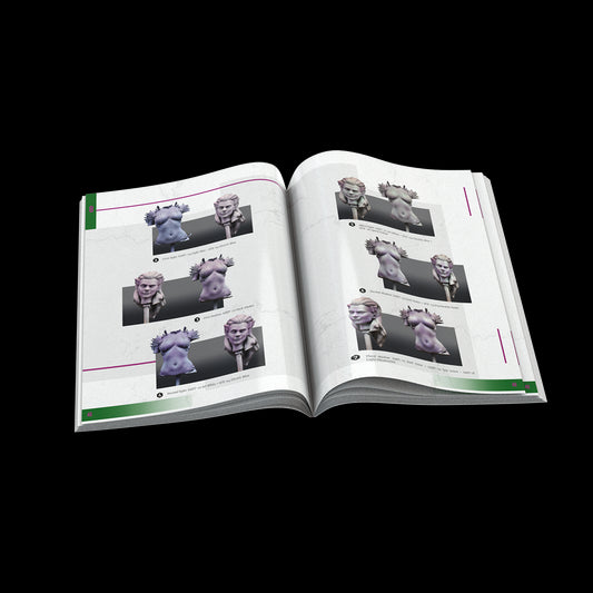 PAINTING WITH ACRYLICS - FANTASY BUSTS ENGLISH