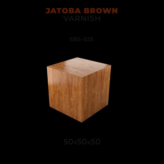 JATOBA BROWN VARNISH 50 X 50 X 50