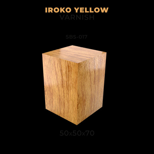 IROKO YELLOW VARNISH 50 X 50 X 70