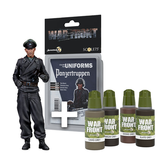 PACK TOTENKOPF TANKER + PANZER TRUPPEN PAINT SET