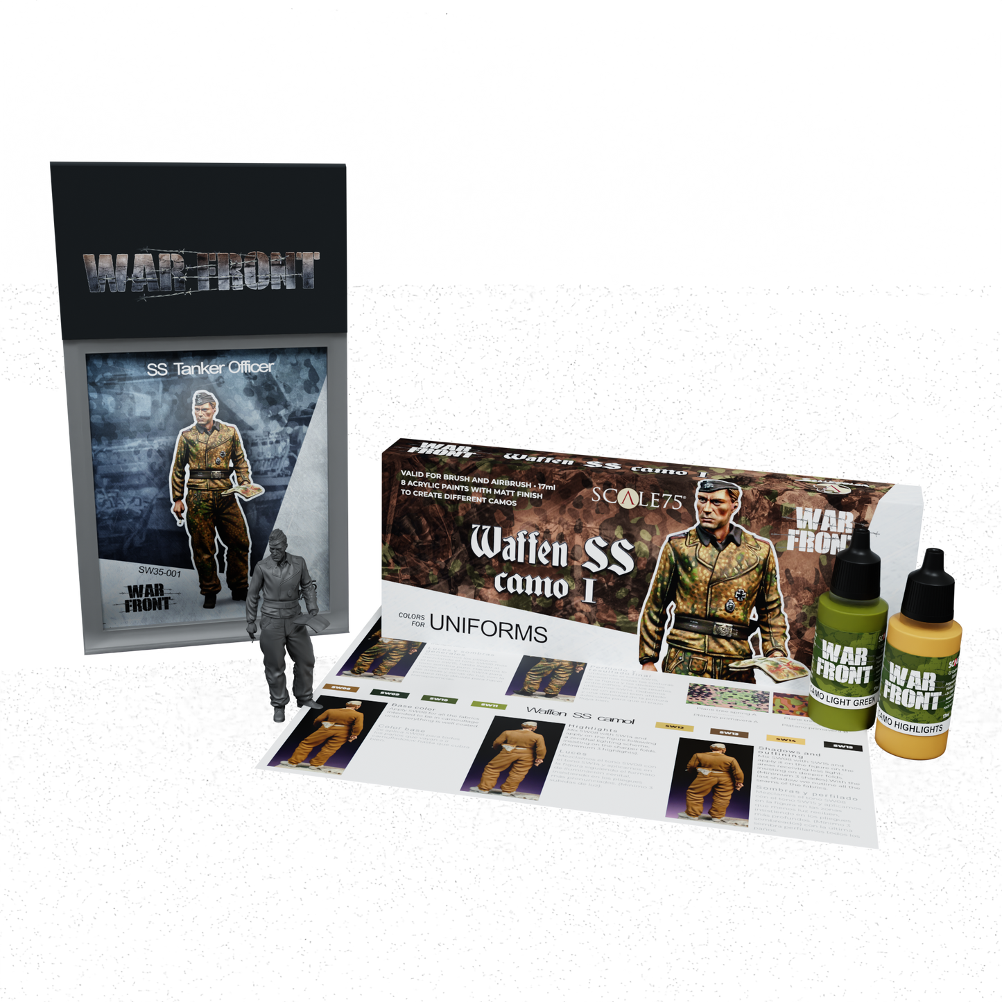 PACK WAFFEN SS CAMO I + SS TANKER OFFICER