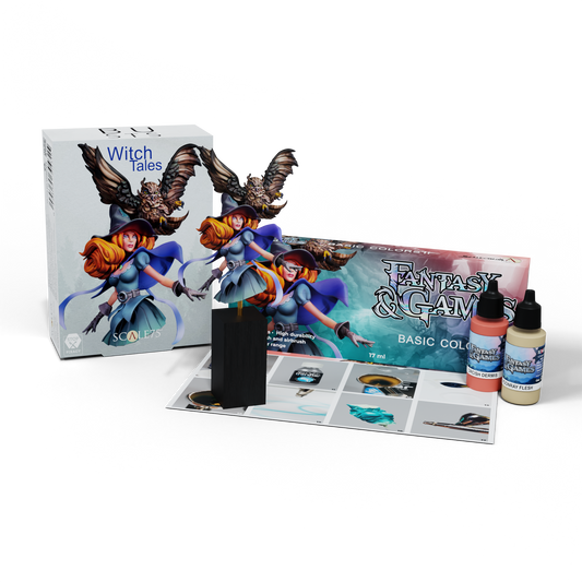 PACK BASIC COLORS II + WITCH TALES
