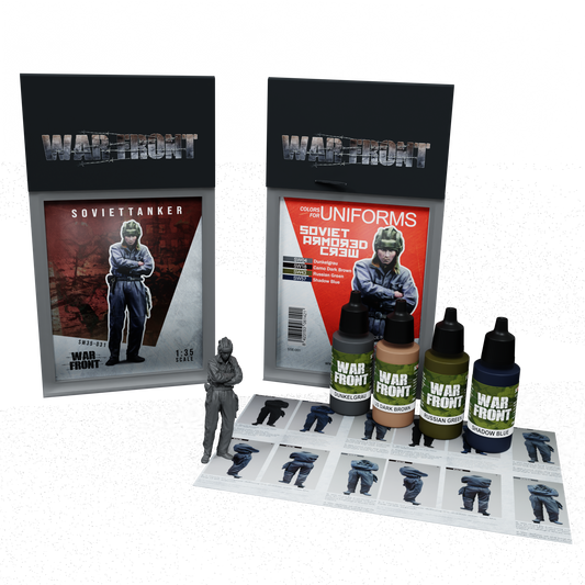 PACK SOVIET ARMORED CREW + SOVIET TANKER
