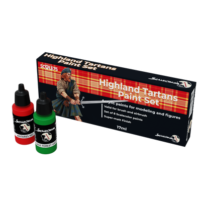 HIGHLAND TARTANS paint set