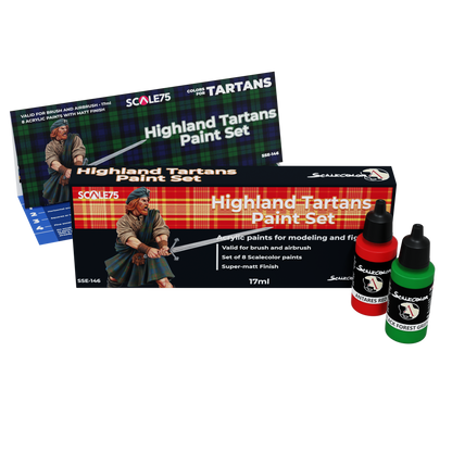 HIGHLAND TARTANS paint set